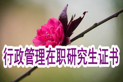 行政管理在職研究生可以獲得什么證書？