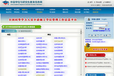 同等學(xué)力申碩報名入口